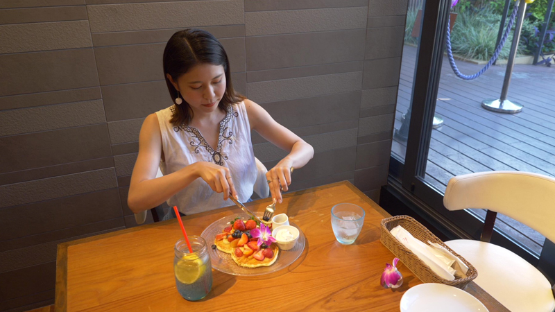 カフェカイラcafekaila女子駅前ガイドEagleTVイーグルテレビカイラオリジナルパンケーキ