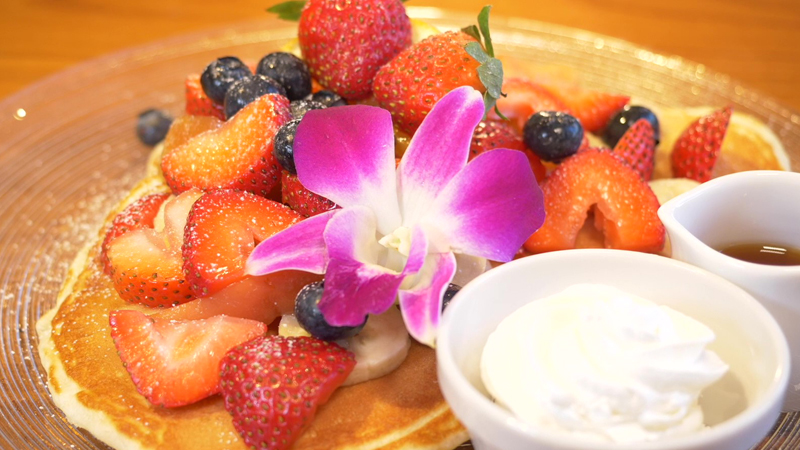 カフェカイラcafekaila女子駅前ガイドEagleTVイーグルテレビカイラオリジナルパンケーキ