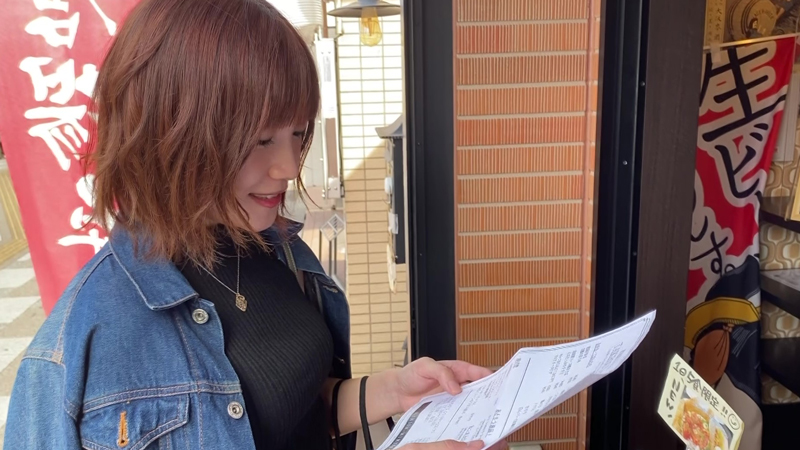 女子駅前ガイドイーグルテレビ原田朱朝霞駅居酒屋にんじん唐揚げ弁当