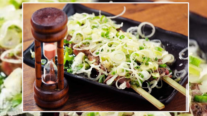 賞味期限180秒！！究極の鶏レバーネギ塩串